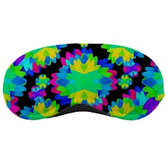 Multicolored Floral Print Geometric Modern Pattern Sleeping Mask by dflcprints