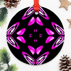 Abstract Pain Frustration Round Ornament by FunWithFibro