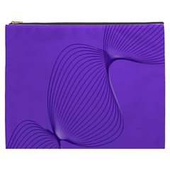 Twisted Purple Pain Signals Cosmetic Bag (xxxl) by FunWithFibro