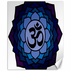 Ohm Lotus 01 Canvas 11  X 14  (unframed) by oddzodd