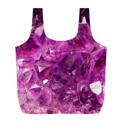 Amethyst Stone Of Healing Reusable Bag (l) by FunWithFibro