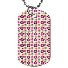 Cute Floral Pattern Dog Tag (one Sided) by GardenOfOphir