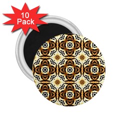 Faux Animal Print Pattern 2 25  Button Magnet (10 Pack) by GardenOfOphir