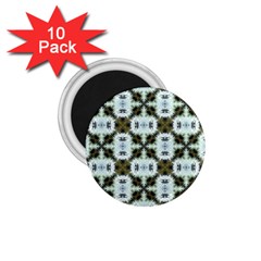 Faux Animal Print Pattern 1 75  Button Magnet (10 Pack) by GardenOfOphir