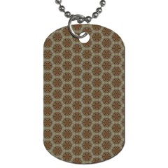 Cute Pretty Elegant Pattern Dog Tag (two-sided)  by GardenOfOphir