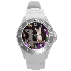 Two Horses Plastic Sport Watch (large) by JulianneOsoske