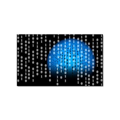 Binary Rain Sticker (rectangle) by StuffOrSomething