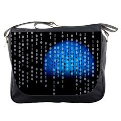 Binary Rain Messenger Bag by StuffOrSomething