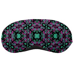 Floral Arabesque Print Sleeping Mask by dflcprints