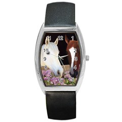 Friends Forever Tonneau Leather Watch by JulianneOsoske