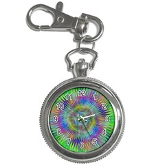 Hypnotic Star Burst Fractal Key Chain Watch by StuffOrSomething