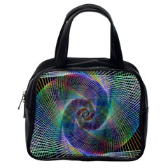 Psychedelic Spiral Classic Handbag (one Side) by StuffOrSomething