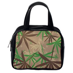 Leaves Classic Handbag (one Side) by LalyLauraFLM