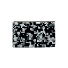 Background Noise In Black & White Cosmetic Bag (small) by StuffOrSomething