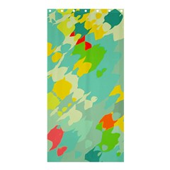 Smudged Shapes	shower Curtain 36  X 72  by LalyLauraFLM