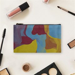 Watercolors Cosmetic Bag (small) by LalyLauraFLM