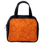 Orange Abstract 45s Classic Handbag (Two Sides) Back