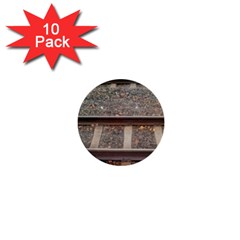 Railway Track Train 1  Mini Button (10 Pack)