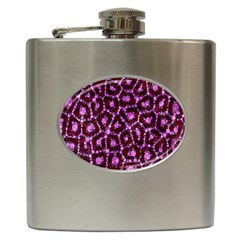 Cheetah Bling Abstract Pattern  Hip Flask by OCDesignss