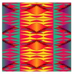 Colorful tribal texture Satin Scarf Front