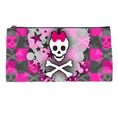 Princess Skull Heart Pencil Case by ArtistRoseanneJones