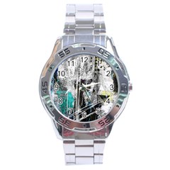 Urban Funk Stainless Steel Watch by ArtistRoseanneJones