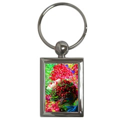 Summer Time Key Chain (rectangle) by icarusismartdesigns