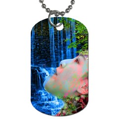 Fountain Of Youth Dog Tag (one Sided) by icarusismartdesigns