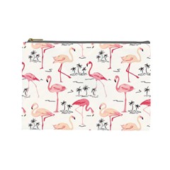 Flamingo Pattern Cosmetic Bag (large)  by Contest580383