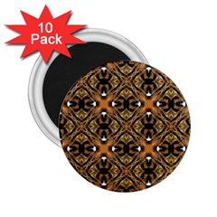 Faux Animal Print Pattern 2 25  Magnets (10 Pack)  by GardenOfOphir