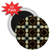 Faux Animal Print Pattern 2 25  Magnets (10 Pack)  by GardenOfOphir