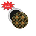 Faux Animal Print Pattern 1.75  Magnets (10 pack)  Front