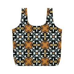 Faux Animal Print Pattern Full Print Recycle Bags (m)  by GardenOfOphir