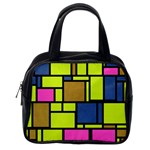 Squares and rectangles Classic Handbag (One Side) Front