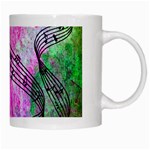 Abstract Music  White Mugs Right