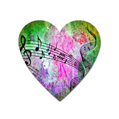 Abstract Music 2 Heart Magnet by ImpressiveMoments