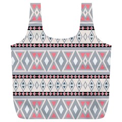 Fancy Tribal Border Pattern Soft Full Print Recycle Bags (l)  by ImpressiveMoments