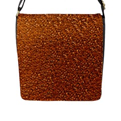 Sparkling Glitter Terra Flap Messenger Bag (l)  by ImpressiveMoments