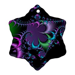 Fractal Dream Snowflake Ornament (2-side) by ImpressiveMoments