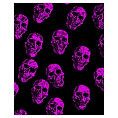 Purple Skulls  Drawstring Bag (small) by ImpressiveMoments