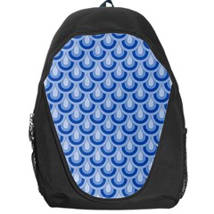 Awesome Retro Pattern Blue Backpack Bag by ImpressiveMoments