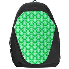 Awesome Retro Pattern Green Backpack Bag by ImpressiveMoments