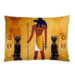 Anubis, Ancient Egyptian God Of The Dead Rituals  Pillow Cases (Two Sides) Back