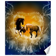 Wonderful Horses Canvas 20  X 24   by FantasyWorld7