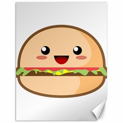 Kawaii Burger Canvas 12  X 16   by KawaiiKawaii