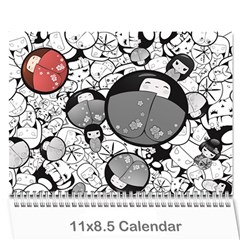 2025 Search Red Wall Calendar 11 X 8 5 (12-months) by walala