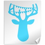 Party Deer With Bunting Canvas 8  x 10  8.15 x9.66  Canvas - 1