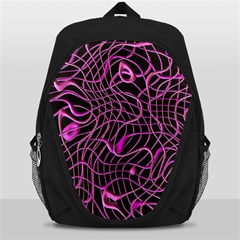 Ribbon Chaos 2 Pink Backpack Bag by ImpressiveMoments