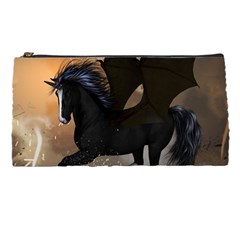 Awesome Dark Unicorn With Clouds Pencil Cases by FantasyWorld7