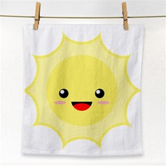 Kawaii Sun Face Towel by KawaiiKawaii